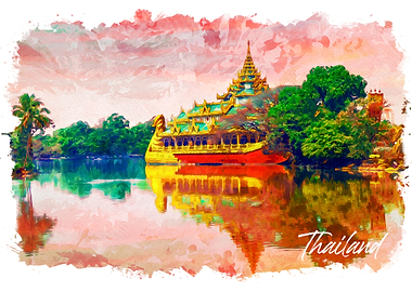 Thailand in Watercolor