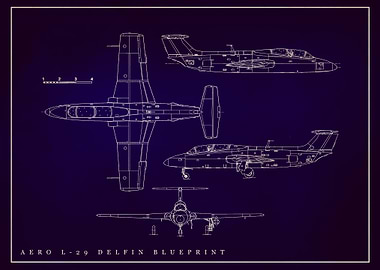 Aero L29 Delfin Blueprint