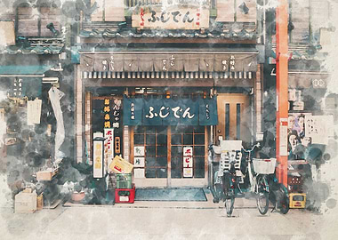 Tokyo in Watercolor