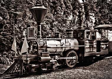 Vintage locomotive
