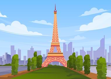 Eiffel tower in Paris