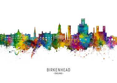 Birkenhead Skyline England