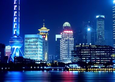 Shanghai City Lights
