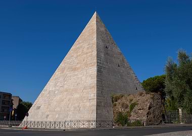 Pyramid of Cestius in Rome