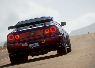 Nissan Skyline Deep Purple