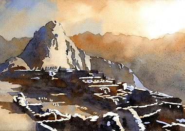 Machu Picchu Peru art