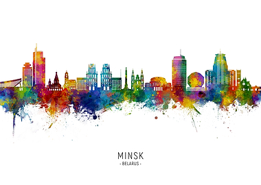Minsk Skyline Belarus