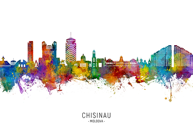 Chisinau Skyline Moldova