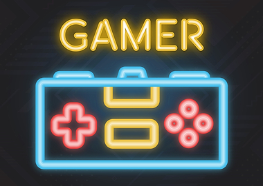 Gamer Neon Sign Game Room