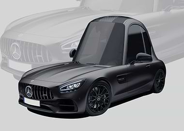 Mercedes AMG GT black