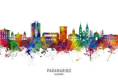Paramaribo Skyline