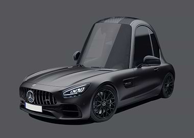 Mercedes AMG GT black