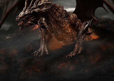 Nahmir The Volcano Dragon