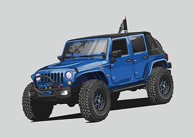 jeep wrangler blue
