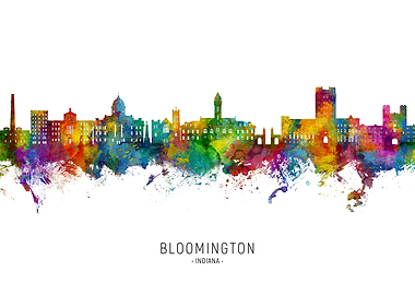 Bloomington IN Skyline