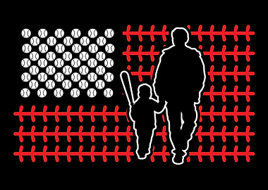 Baseball Dad Baseball Son