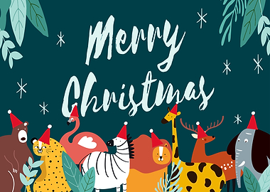 MERRY CHRISTMAS ANIMALS