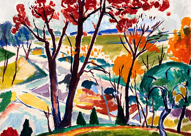 Landscape Bridge Valley