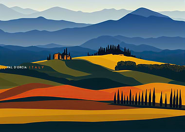 VAL D ORCIA ITALY