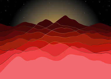 Mountains color transluce