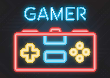 Gamer Neon Sign Game Room