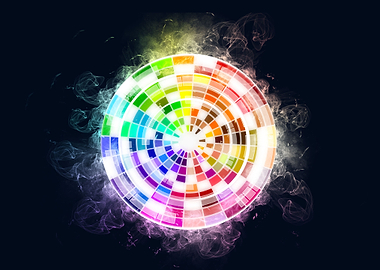 colorful abstract smoke