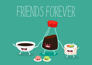 Sushi Friends Forever