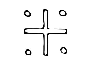four dots cross