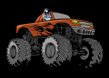 Monster Truck Astronaut
