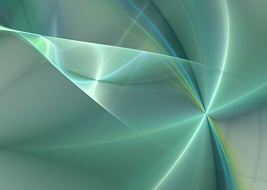 Blue Grey Green Abstract