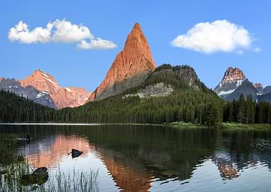 The Rocks by Lake Nature