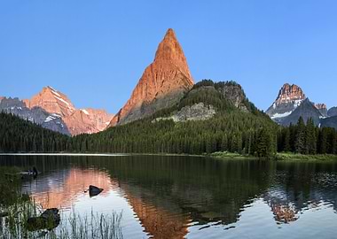 The Rocks by Lake Nature