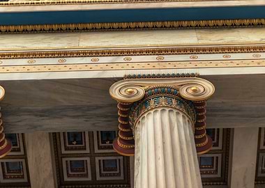 Pillars Library of Greece