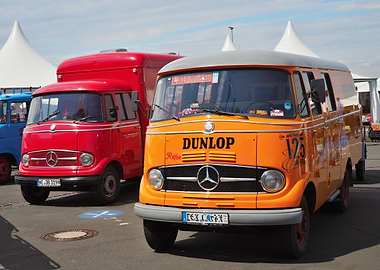 Vintage Mercedes van