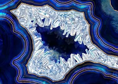 Dark Blue Geode