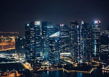 Cityscape Aerial Photo