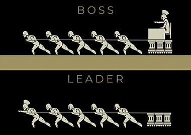 Boss vs Leader
