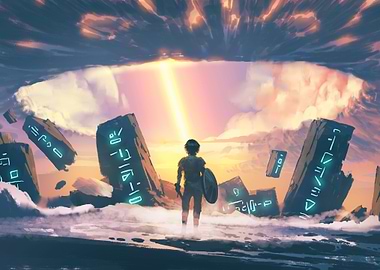 Knight fantasy world