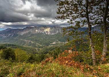 Mountains on Greek Island