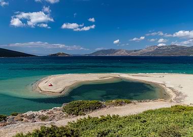 Beach, Greek Island, view