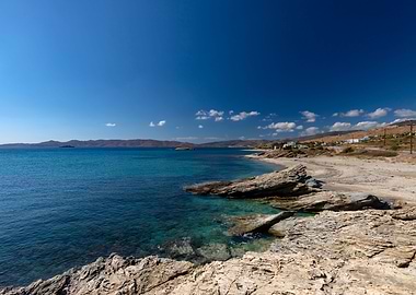Seascape in Greek Island