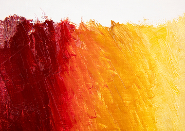 Flat lay acrylic paint