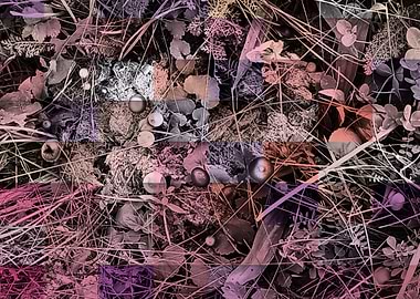 Chekered pastel earth