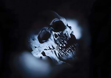 Skull scary night teeth cr