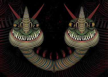 Hideous Zippleback Head