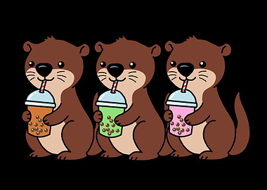 Otter Gift Boba Bubble Tea