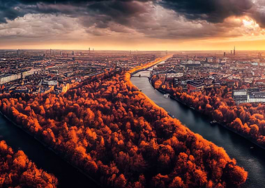 Berlin cityscape