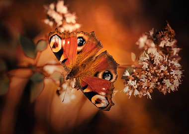 Butterfly, summer meadow