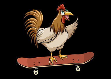 Skateboard Chicken