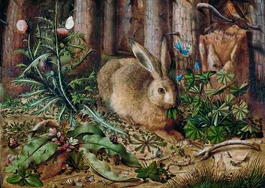 A Hare in the Forest 1585